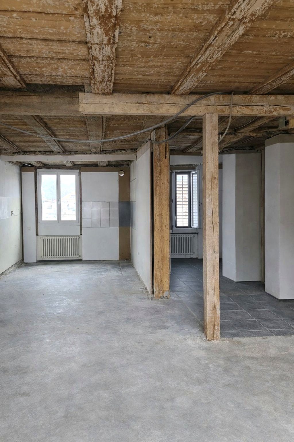 Decken & Tragwerk freilegen